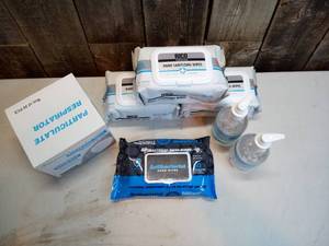 lot 9 image: HomeOffice or on the go Cleanliness Pack WMasks