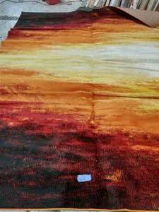 lot 57 image: UNIQUE LOOM Metro Sunset Orange 9 0 x 12 0 Area Rug