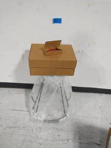 lot 4 image: Saga 25 in. Natural and Black Counter Stool (Set of 2)