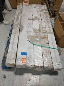 lot 75 image: HOME DECORATORS COLLECTION Wire Brushed Strand Woven Prescott 12 in. T x 5-18 in. W x 72 in. L Solid Bamboo Flooring