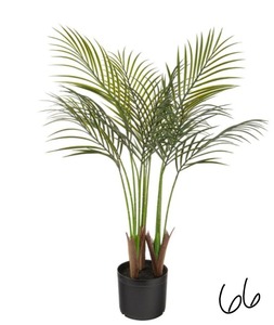 lot 66 image: Areca Palm 35 in. IndoorOutdoor Artificial