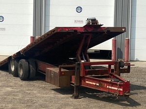 2008 PJ Heavy Duty Hydraulic Tilt-Deck Equipment Trailer