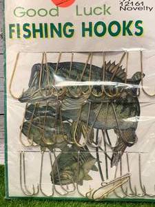 lot 15 image: Approximately 30ea Good Luck Fishing Hooks