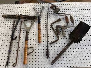 lot 54 image: Antique Tool Lot