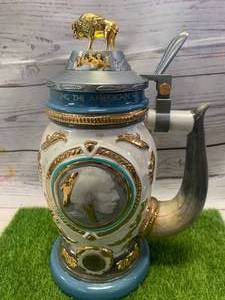 lot 83 image: Buffalo Nickel Heirloom Stein