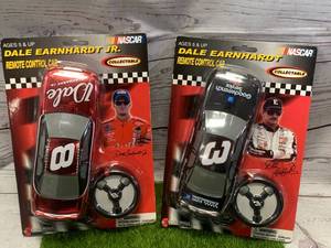 lot 95 image: Lot of Two Remote Controlled Dale Earnhardt & Junior Cars