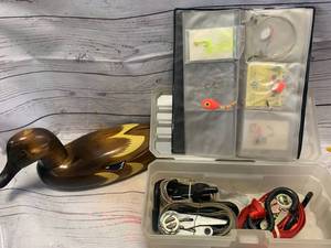 lot 108 image: Tackle Pack, Wood Duck, Tie Down Straps