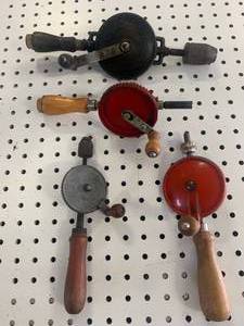 lot 116 image: Lot of 4 Antique & Drills