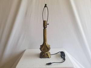 Vintage Ornate Metal Lamp