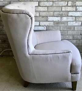 White Upholstered Chair