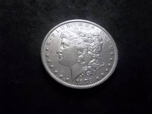 lot 8 image: 1879 O Morgan Silver Dollar