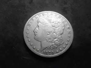 lot 9 image: 1879 S  Morgan Silver Dollar