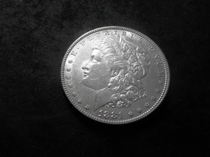 lot 13 image: 1881 Morgan Silver Dollar