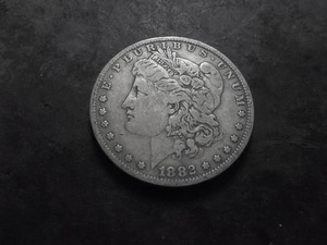lot 17 image: 1882 O Over S  Morgan Silver Dollar Double Die