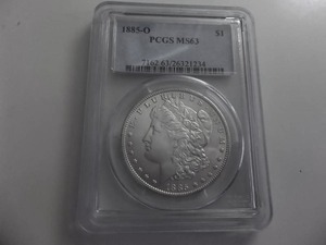lot 30 image: 1885 O Morgan Silver Dollar