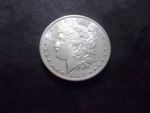 lot 37 image: 1888  Morgan Silver Dollar