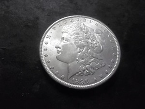 lot 44 image: 1890  Morgan Silver Dollar