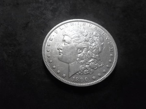 lot 46 image: 1890 O Morgan Silver Dollar