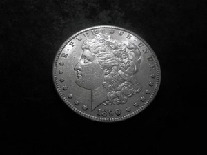 lot 47 image: 1890 S  Morgan Silver Dollar