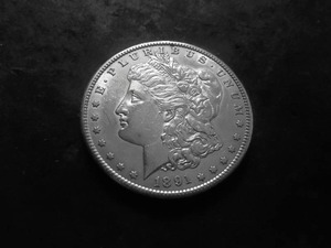 lot 51 image: 1891 S Morgan Silver Dollar