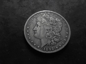 lot 52 image: 1892 Morgan Silver Dollar