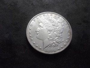 lot 61 image: 1896 Morgan Silver Dollar