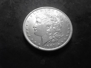 lot 76 image: 1901 Morgan Silver Dollar