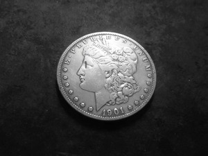 lot 78 image: 1901 S Morgan Silver Dollar