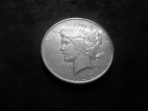 lot 93 image: 1922 D  Silver Peace Dollar