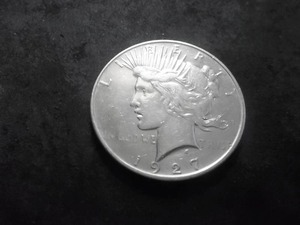 lot 106 image: 1927 D Peace Silver Dollar