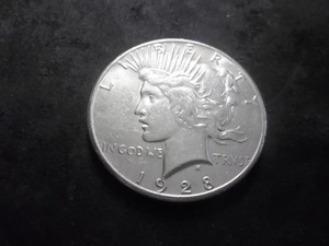 lot 108 image: 1928 Silver Peace Dollar