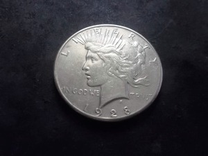 lot 109 image: 1928 S Silver Peace Dollar