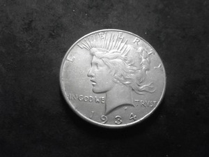 lot 111 image: 1934 D Silver Peace Dollar