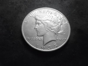 lot 114 image: 1935 S Peace Silver Dollar