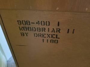 Vintage Drexel Woodbriar Lingerie Chest