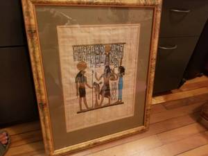lot 20 image: 2 Papyrus Artworks