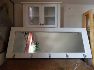 lot 49 image: Cabinet and Mirror