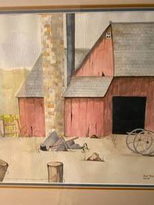 lot 97 image: Farm scene