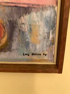 lot 138 image: Original acrylic floral painting