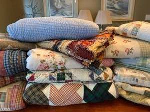 lot 167 image: Quilts and more quilts