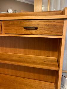 lot 130 image: Bookshelf with 2 drawers