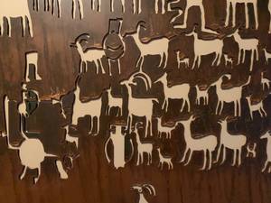 lot 99 image: Metal Wall Art