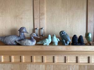 lot 132 image: Bird Sculptures