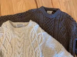 lot 191 image: Irish Wool Fisherman Sweaters