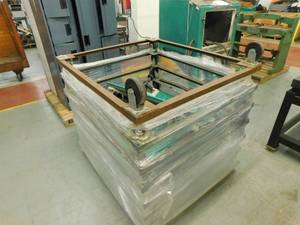 Pallet lot of Pallet carts and movers