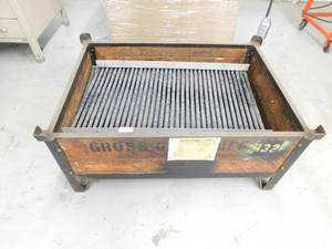 Wood Crate with table roller sections
