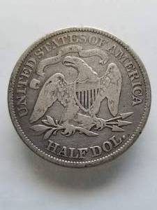 1876 US SEATED LIBERTY HALF DOLLAR