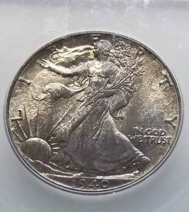 1940 WALKING LIBERTY HALF DOLLAR MS65 ICG