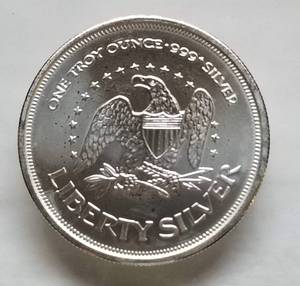1 TROY OZ. .999 FINE SILVER A-MARK LIBERTY