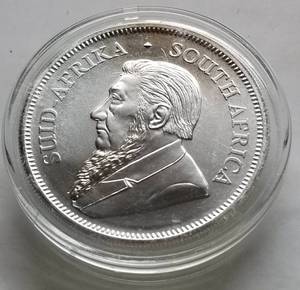 1 TROY OZ. .999 FINE SILVER 2018 KRUGERRAND IN AIRTITE